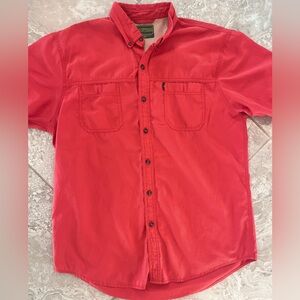 G.H. Bass & Co. Men’s Fishing and Outdoors Button-Down Shirt, size L